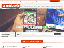 Tablet Screenshot of hostingmediaweb.com